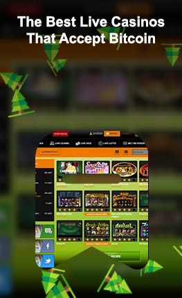 Bitcoin live casino full